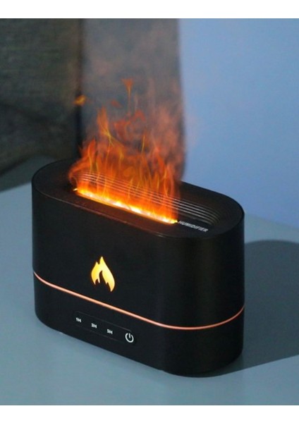 Alev Efektli Hava Nemlendirici Ortam ve Oda Nemlendirici Işıklı Aroma Difüzörü modelleri