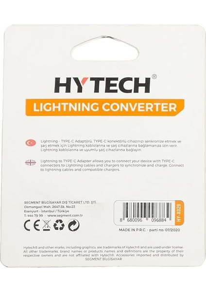 HY-XO29 Lightning F To Typec M Çevirici fiyatları