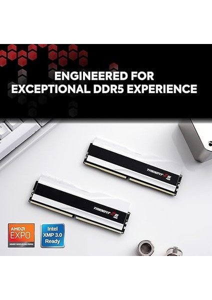 Trident Z5 Rgb Beyaz DDR5-6000MHZ CL36 64GB (2X32GB) Dual (36-36-36-96) fiyatları