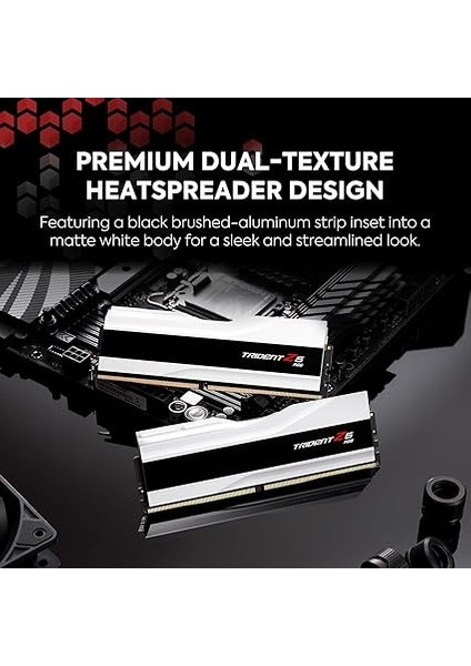 Trident Z5 Rgb Beyaz DDR5-6000MHZ CL36 64GB (2X32GB) Dual (36-36-36-96) fırsatları