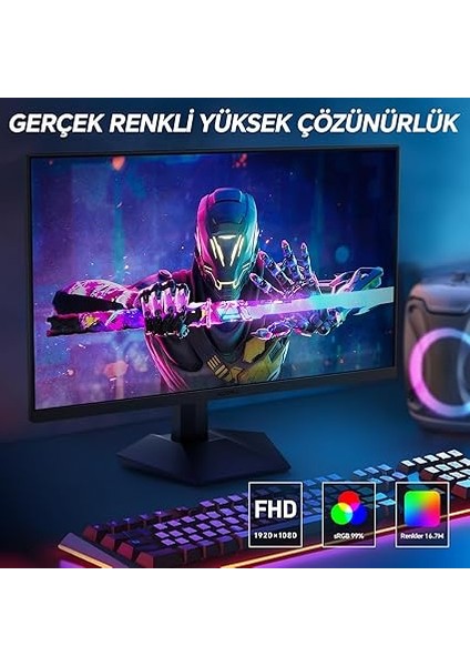 Monitör 24E3 23.8ınç, 165Hz, Fhd, 1080P(1920*1080), 1ms, Ips, Adaptive Sync, Monitörler,gaming, HDMI 1.4*2, Dp 1.2*1, Eğilmek：-5~15°, Yukarı ve Aşağı, Görme Açısı 178°, VESA，75*75MM, Siyah fiyatları