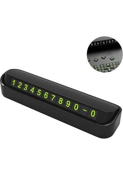 Concept Oto Araba Göğüs Üstü Numaratör Fosforlu Aç Kapa Sistem Araç Park Telefon Numaratörü Ön Torpido Üstü Telefon Numarası Göstergesi indirimleri