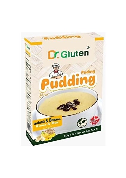 Dr. Gluten Glutensiz Muzlu Kinoalı Puding 112 G x 2 Adet