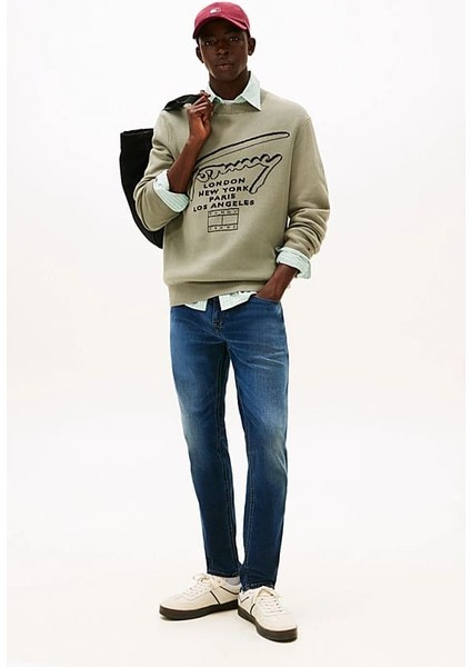 Erkek Austin Dar Kalıp Daralan Paça Jean Pantolon - Mavi fiyatları