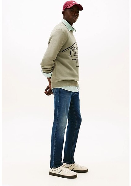 Erkek Austin Dar Kalıp Daralan Paça Jean Pantolon - Mavi modelleri