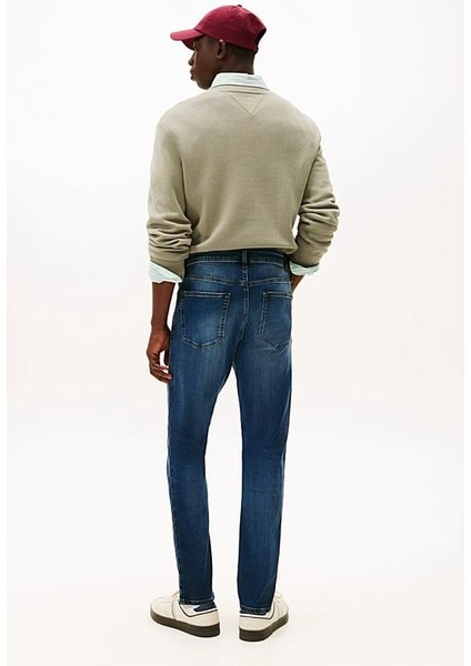 Erkek Austin Dar Kalıp Daralan Paça Jean Pantolon - Mavi fırsatları