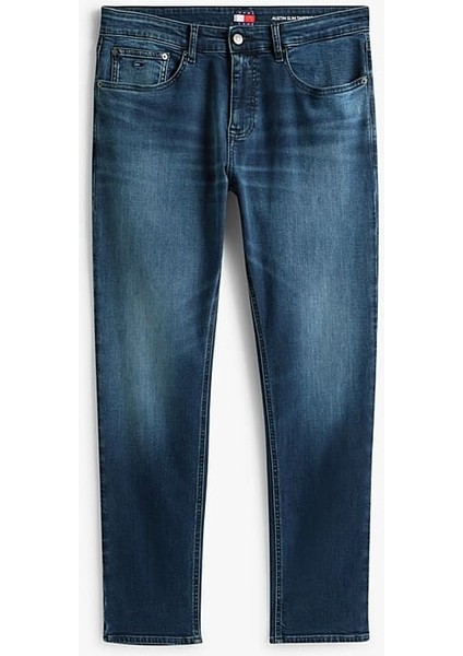 Erkek Austin Dar Kalıp Daralan Paça Jean Pantolon - Mavi