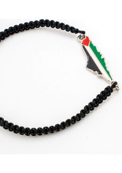 10'lu Filistin Haritası Sembolü Renkli Filistin Haritası Bilezik A300009-10 modelleri