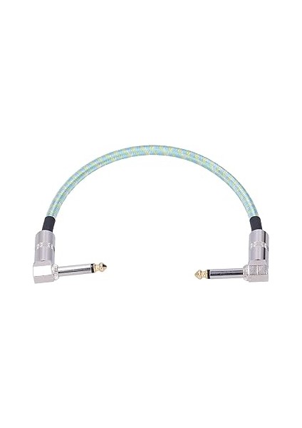 Pedalı Kabloları, Elektro Gitar Kablosu Müzik Enstrümanı Aksesuarları 3 Adet Sağ Açı Bas Efektleri Pedal Tahtası Yama Kablosu Kablosu Gitar Bas Efekt Pedalları Için modelleri