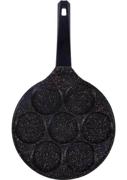 Fun Cooking Gülen Yüz Alüminyum Döküm Granit Kaplama Pankek Tava 26 cm fiyatları