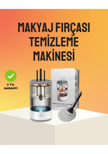Hijyenik ve Hızlı Makyaj Fırçası Yıkama ve Kurutma Cihazı