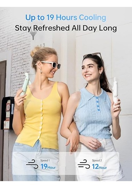 Mini El Vantilatörü, 3'ü 1 Arada El Vantilatörü, Şarj Edilebilir USB [12 – 19 Çalışma Saati], Taşınabilir Vantilatör, Taşınabilir Vantilatör, Seyahat/yaz Için, Kadınlar Için Hediye, Beyaz modelleri