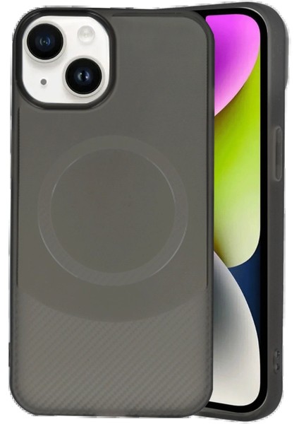 iPhone 14 Kılıf Maya Karbon Kapak - SIYAH-(5796) - N567J089-M35567 modelleri