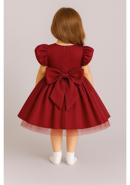 Kız Çocuk Ön Arka Fiyonk Detaylı Yaka Incili Balo Parti Mezuniyet Doğum Günü Elbise fiyatları