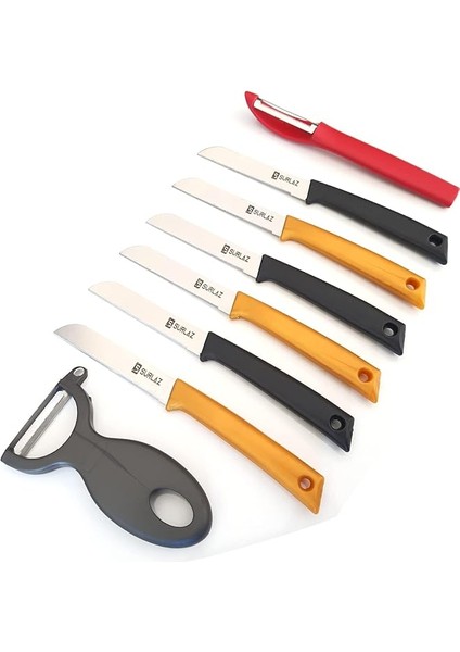 Kamp Mutfağı 8'li Bıçak Seti Meyve Soyacak Solingen Alman Serisi modelleri