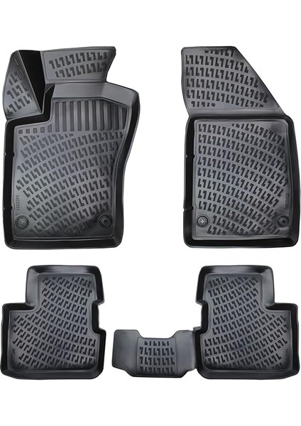 Fiat Egea Sedan 2015 Sonrası 3D Havuzlu Paspasa