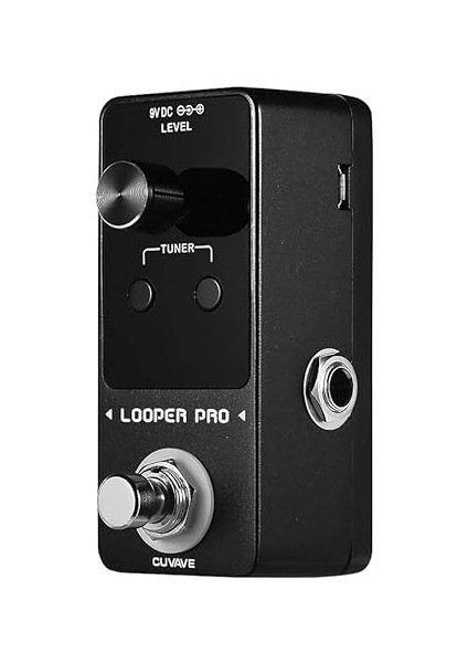 Pro Gitar Döngü Pedalı 9 Döngü Toplam 40 Dakika Süresi Sınırsız Overdub Dahili Tuner Fonksiyonu Ekran fiyatları