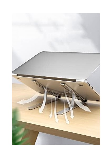 As-70 7 Kademeli Taşınabilir Laptop Tablet Katlanabilir Portatif Metal 10 Inç-16 Inç Uyumlu fiyatları