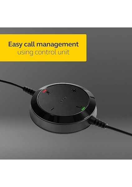 Evolve 20 Uc Mono Headset – Unified Communications Headphones For Voıp Softphone With Pasif Noise Cancellation – Usb-Cable With Controller – Black indirimleri