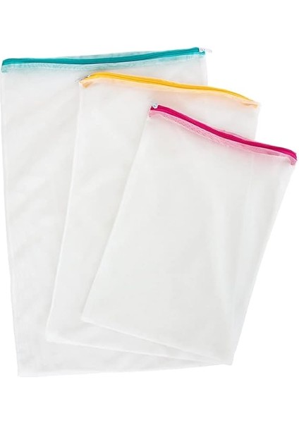 Fermuarlı Çamaşır Filesi (3'lü Set) fırsatları