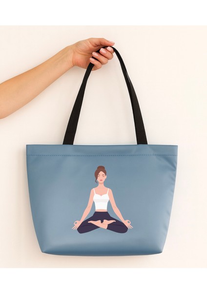 Yoga Tasarım-2 Mat Saten Çanta