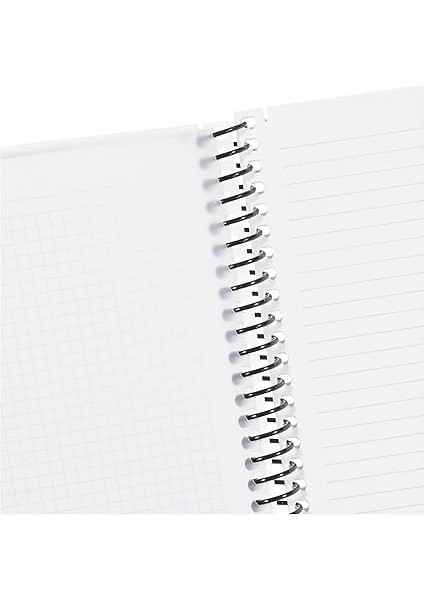 Infinity Pastel Serisi, A4, 5 Konulu (4 Kareli, 1 Çizgili) 150 Yaprak Pp Kapaklı Spiralli Defter, Yeşil modelleri