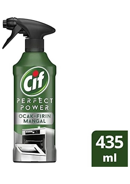 Cif Perfect Power Ocak & Fırın & Mangal Için Sprey Temizleyici (1 x 435 Ml)