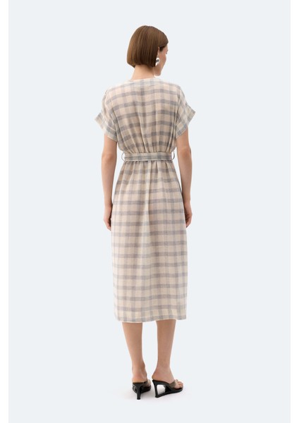 Gri Ekose Anvelop Elbise fiyatları