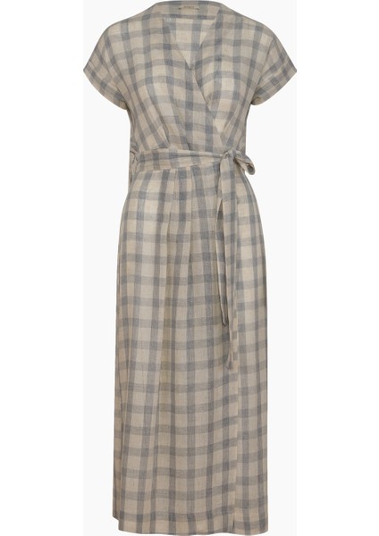 Gri Ekose Anvelop Elbise modelleri