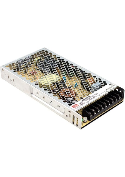 Well LRS-200-12 Anahtarlama Güç Kaynağı, Tek Çıkış, 12V, 17A, 200W, 8,5" U x 4,5" G x 1,2" Y