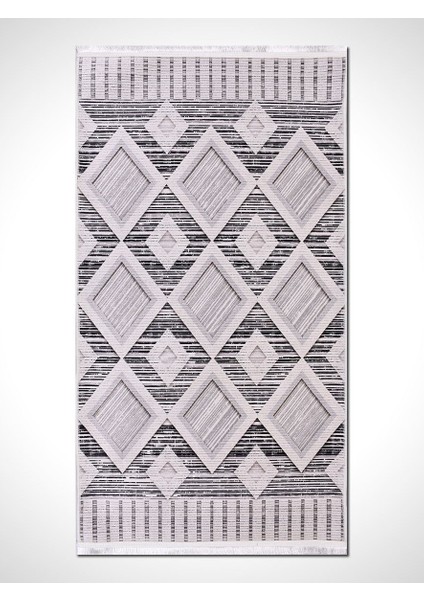 Otantik MDL822 Modern Baskı Halı Silinebilir Yıkanabilir Salon Antre Mutfak Halı Yolluk