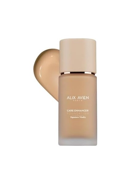 Alix Avien Kırışıklık Karşıtı Nemlendirici SPF30 Parlak Bitişli Fondöten Care Enhancer 810 Desert Sand