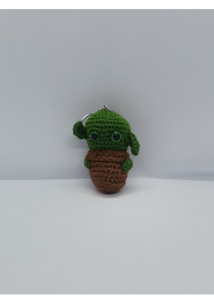 Amigurumi Yoda Anahtarlık & Çanta Süsü