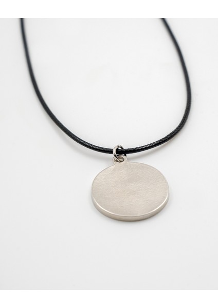 Siyah Ipli Filistin Bayraklı ve Kubbet-Üs Sahra Unisex Filistin Kolyesi 40 cm J300013