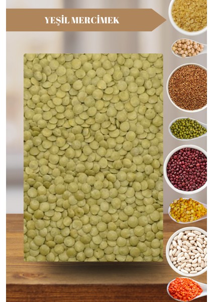 Atalık Yeşil Mercimek (7 Mm) - 5 Kilo fiyatları