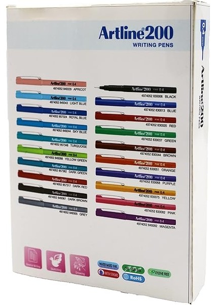 200 Fineliner 20 Renk Set fiyatları
