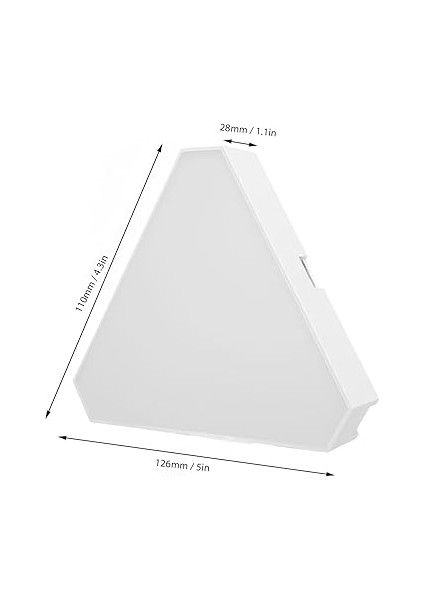 Işık Paneli, 10 Set Rgb LED Işık Paneli Üçgen Modüler Işık Ekleme Dekor Lambası Müzik Senkronizasyonu Bt Uygulaması ve Uzaktan Kumanda fiyatları