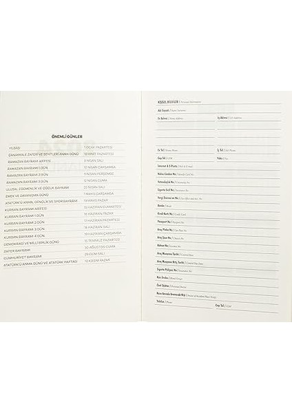 Kelebek 2024 Ajanda - Tual, 8683672858852, Çok Renkli modelleri