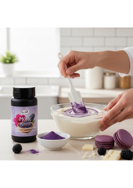 Toz Mor Doğal Gıda Boyası 25 G – Bitkisel Kaynaklı, Pasta ve Tatlılar Için Katkısız Renk Boyası fiyatları
