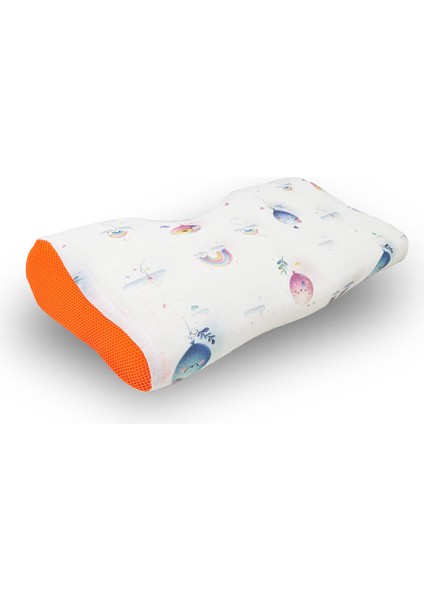 Visco Ortopedik Çocuk Yastığı,boyun Destekli Delikli Hava Kanallı Visco Yastık (Balon) indirimleri