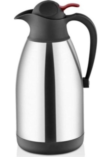 CKR-2006 Paslanmaz Çelik Termos 2 Litre Siyah
