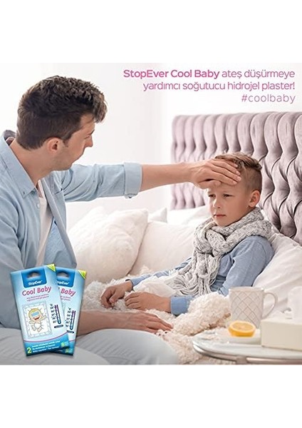 Stopever Coolbaby Ateş Düşürmeye Yardımcı Plaster (1 x 2 Adet) modelleri