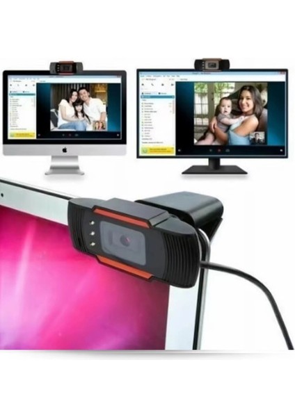 Webcam Orjınal 1080P Konferans Kamera Dahili Mikrofon Chat Görüntülü Sohbet Yayın Kamerası Hd Video - Lisinya