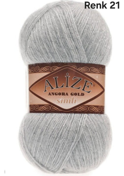 Alize Angora Gold Simli Renk 21