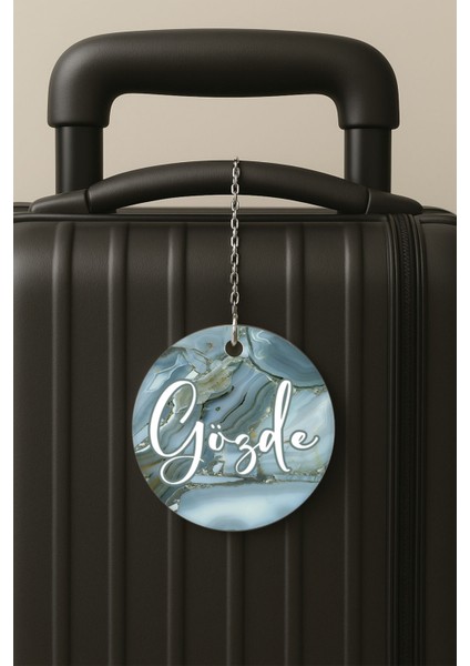 Kişiye Özel Isim Soyisim Kelime Yazılı Pleksi Bavul Etiketi Valiz Etiketi Isim 43