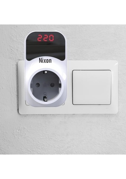 Premium Serisi 210/280 V 16 Amper Gerilim ve Volltaj Korumalı 2 Yıl Ekranlı Priz modelleri