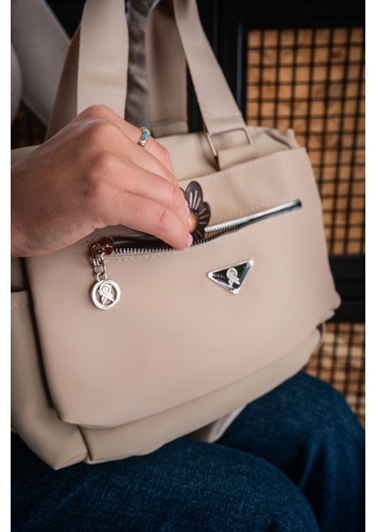 Astarlı Askılı 3 Bölmeli El ve Omuz Çantası 111004 fırsatları