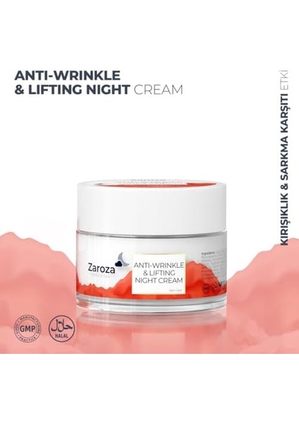 Zaroza Kırışıklık & Sarkma Karşıtı Retinol Gece Kremi 50 ml fiyatları