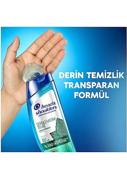 Head & Shoulders Derinlemesine Temizlik Şampuan Kaşıntı Giderici Nane 300 ml