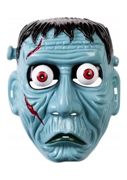 Frankenstein Temalı Sallanan Oynar Gözlü Maske